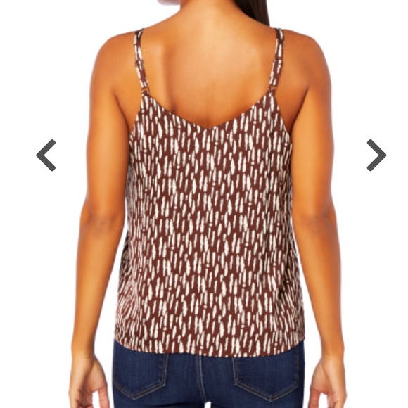 Printed Cami in Brown-Ivory - Picture 2 of 9